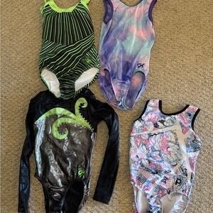 GK Kids Bodysuits in Green, Purple, and Multicolor